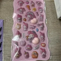 新品‼️‼️‼️マイメロディ シールシート ピンク海外製品