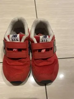 new balance 313 レッド スニーカー　18.0cm