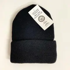 ③黒deadstock米軍ミリタリーmilitary　ニット帽US ARMY