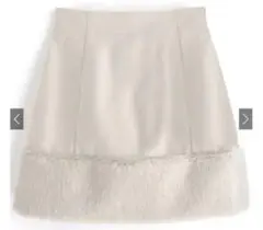 GRL インパン裏地付ファー切替ミニスカート　gn171
