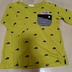can4on 象プリント イエロー Tシャツ　5分袖(120センチ)のサムネイル
