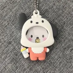 ♡サンリオ＊フォトバッジ付きマスコット　ベビーポチャッコ♡