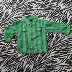 TOMMY HILFIGER 90チェック柄シャツ 2T