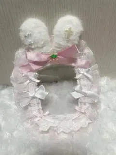 硬質ケース トレカケース レース うさぎ ピンク