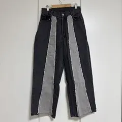 ワイドデニムパンツ