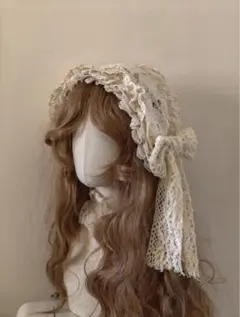 星箱works 西洋人形魔法 ボンネット ベージュ - メルカリ