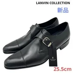 〈新品〉LANVIN COLLECTION【25.5cm】シングルモンク 黒のサムネイル