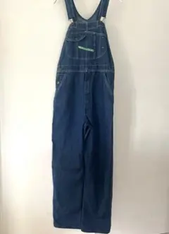 90sビンテージROEBUCKS濃紺デニムオーバーオールMサロペット古着メンズ