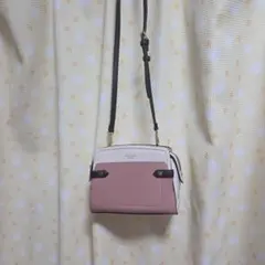 &シュエット ショルダーバッグ ピンク/ホワイトのサムネイル