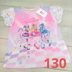 キミとアイドルプリキュア　半袖Tシャツ　130サイズ　BANDAI　新品のサムネイル