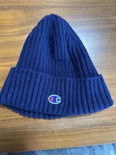 Champion ネイビー ニット帽 フリーサイズ