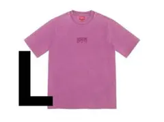 supreme Acid Wash S/S Top Plum Lサイズ