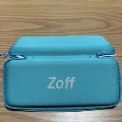 Zoff メガネケース 青