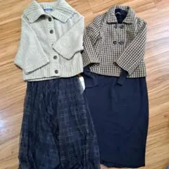 コーデセット　レディース服　まとめ売り　M　4点セット　ロングスカート 　ニット