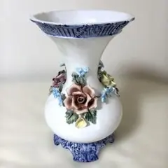 イタリア カポディモンテ 陶花レリーフ額装 スタンド付き - メルカリ