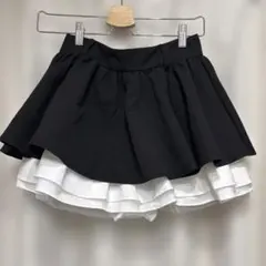 レイヤードプリーツミニスカート フリルスカート 6月10日削除