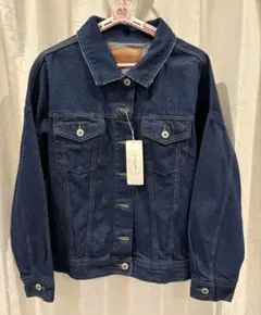 エムズエキサイト　レトロガール BIG Gジャン　ブルー　Mサイズ