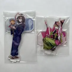 鬼滅の刃　阿波踊り　アクリルスタンド　伊黒小芭内　甘露寺蜜璃　おばみつ