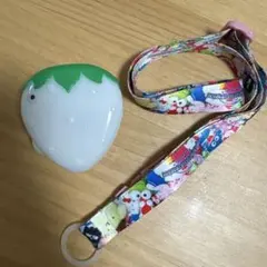 【値下げ】ピューロランド　ミラクルイチゴライト ストラップ の2点セット