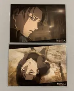 進撃の巨人 ビジュアルシート15枚セット Amazon ブルーレイ3巻 特典