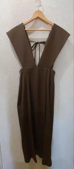 LAUIR ジャンパースカート　Mサイズ　ブラウン