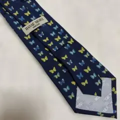 な*お様 HANAE MORI MONSIEUR ネクタイ 蝶柄 ネイビーのサムネイル