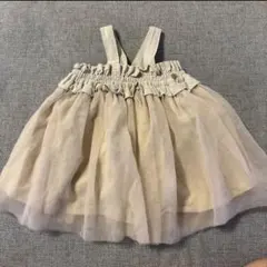 BREEZE ベージュ チュール ワンピース サイズ80