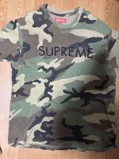 SUPREME カモフラージュ ハート Tシャツ - メルカリ