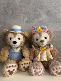ダッフィー & シェリーメイ ぬいぐるみ セット