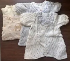 赤ちゃん本舗 ツーウェイ ドレスオール 50cm〜60cm 4枚セット キルト