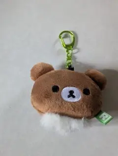 ぬいぐるみリールキーホルダー　チャイロイコグマ