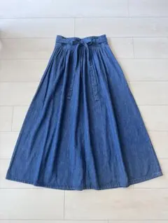 ⭐️SALE⭐️ デニムフレアスカート GUのサムネイル
