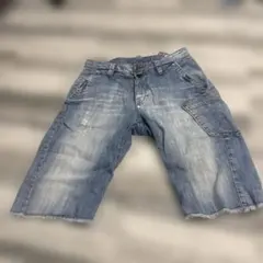DSQUARED2 デニムショートパンツ ダメージ加工 - メルカリ
