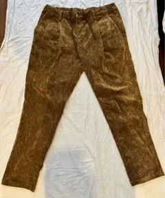 Johnbull 21226 スラントコーデュロイイージーパンツ ブラウン LL