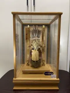 【高級竹製品、クリアケース入り】破魔弓 破魔矢のサムネイル