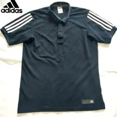 adidas アディダス 半袖ポロシャツ ゴルフシャツ (黒)