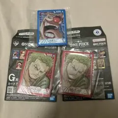 一番くじ ワンピース G賞 アクリルスタンド ゾロ　2個　バギー 1個