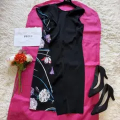 2026年最新】EMILIO PUCCI 柄：花柄 レディース 半袖ひざ丈ワンピース