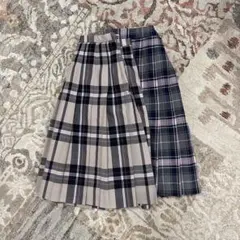産*物様 まとめ売り　イーストボーイ　チェック柄プリーツスカート サイズ7