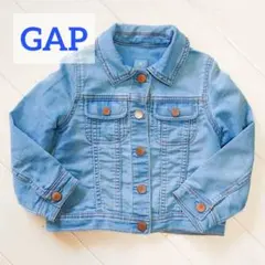 【GAP】デニムジャケット 110cm ライトブルー