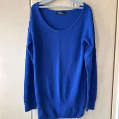 KOBE LETTUCE 青 長袖ニット