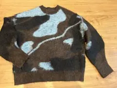 アングリッド シャギージャガードニット