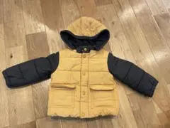 Petit main キッズ用フード付きダウンジャケット