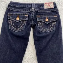 TRUE RELIGION JULIE フラップデニム USA製 24のサムネイル