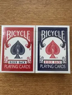 Bicycle Rider Back レッドトランプ 2セット バイシクル - メルカリ