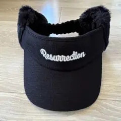 新品 レザレクションゴルフ サンバイザー イヤーマフ