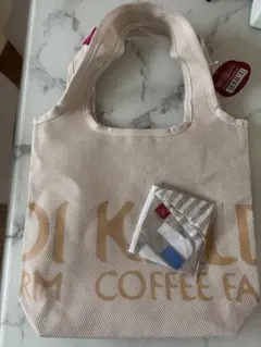 カルディ　caldi 福袋2026 エコバッグ　ヘリボーン　バッグ　手ぬぐい