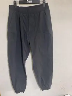 UNIQLO コットンリラックスリブジョガーパンツ M ダークグレー