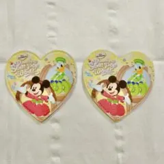 「ヴァネロペのスイーツ・ポップ・ワールド」コースター(ミッキー&ドナルド) 2枚