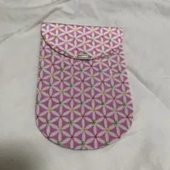 【未使用】和装小物 ポーチ ピンク　平成レトロ
